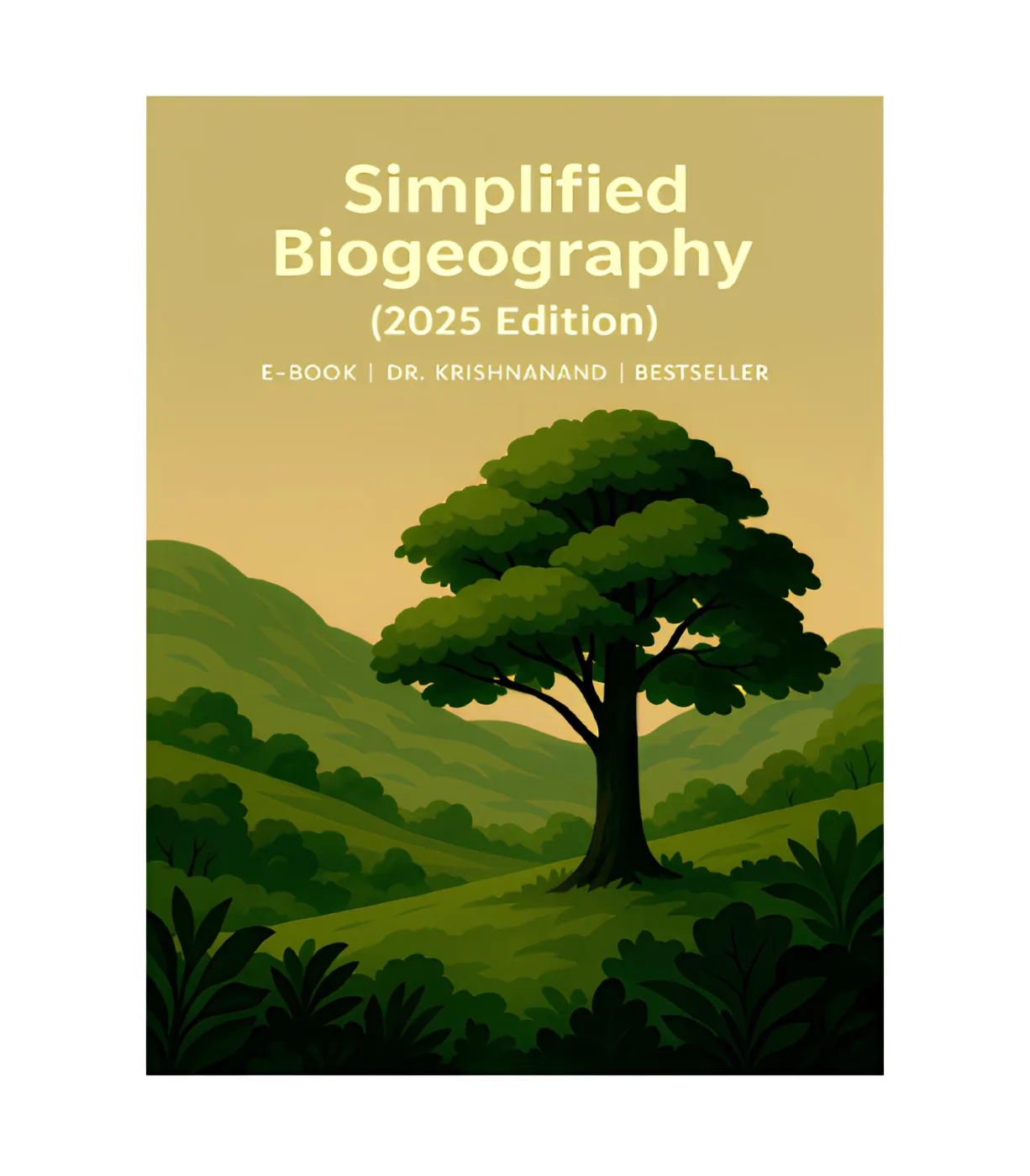 Simplified Biogeography (2025 Edition) E-Book Dr. Krishnanand Bestseller