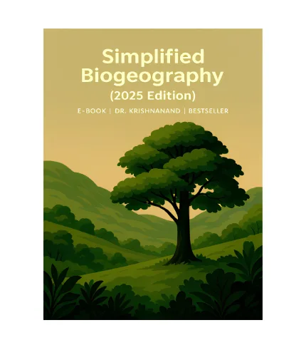 Simplified Biogeography (2025 Edition) E-Book Dr. Krishnanand Bestseller