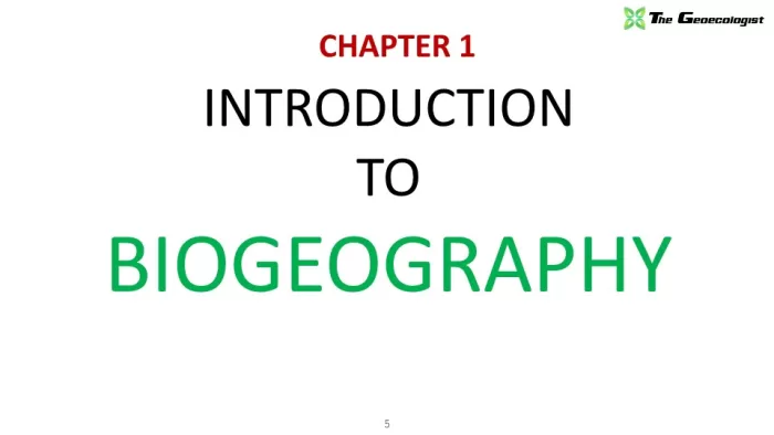 Simplified Biogeography