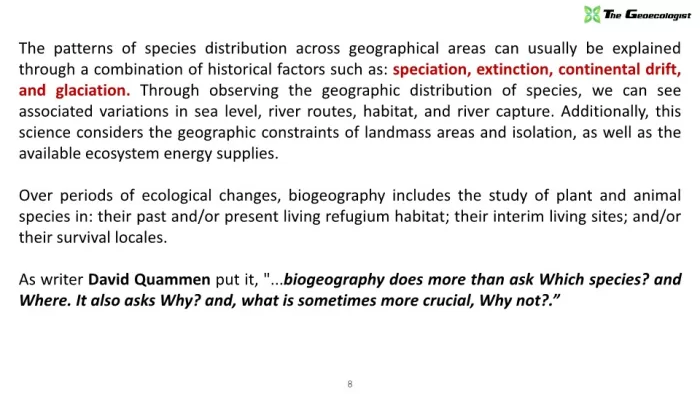 Simplified Biogeography