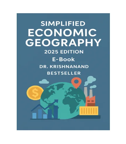 Simplified Economic Geography 2025 Edition E Book Dr. Krishnanand Bestseller