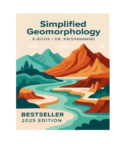 Simplified Geomorphology (2025 Edition) E-Book Dr. Krishnanand Bestseller