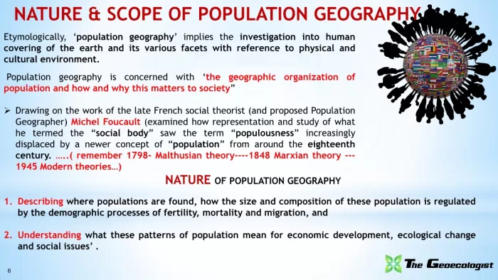 Simplified Population Geography