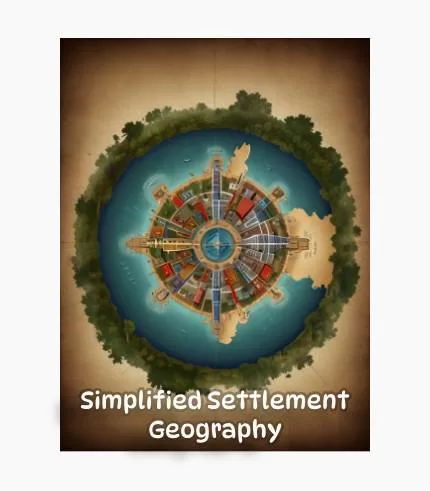Simplified Settlement Geography