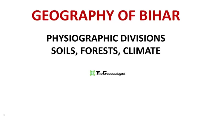 Geography of Bihar E-Book