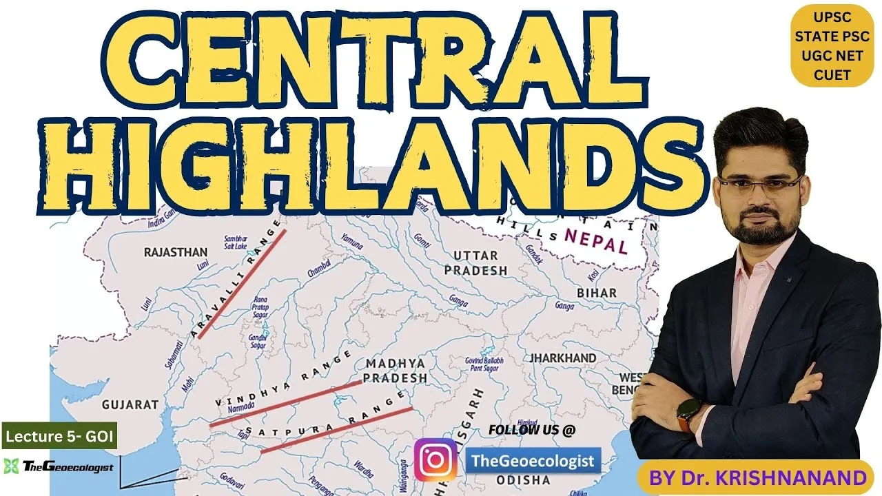 Central Highlands of India #aravalli #vindhyanchal #satpura