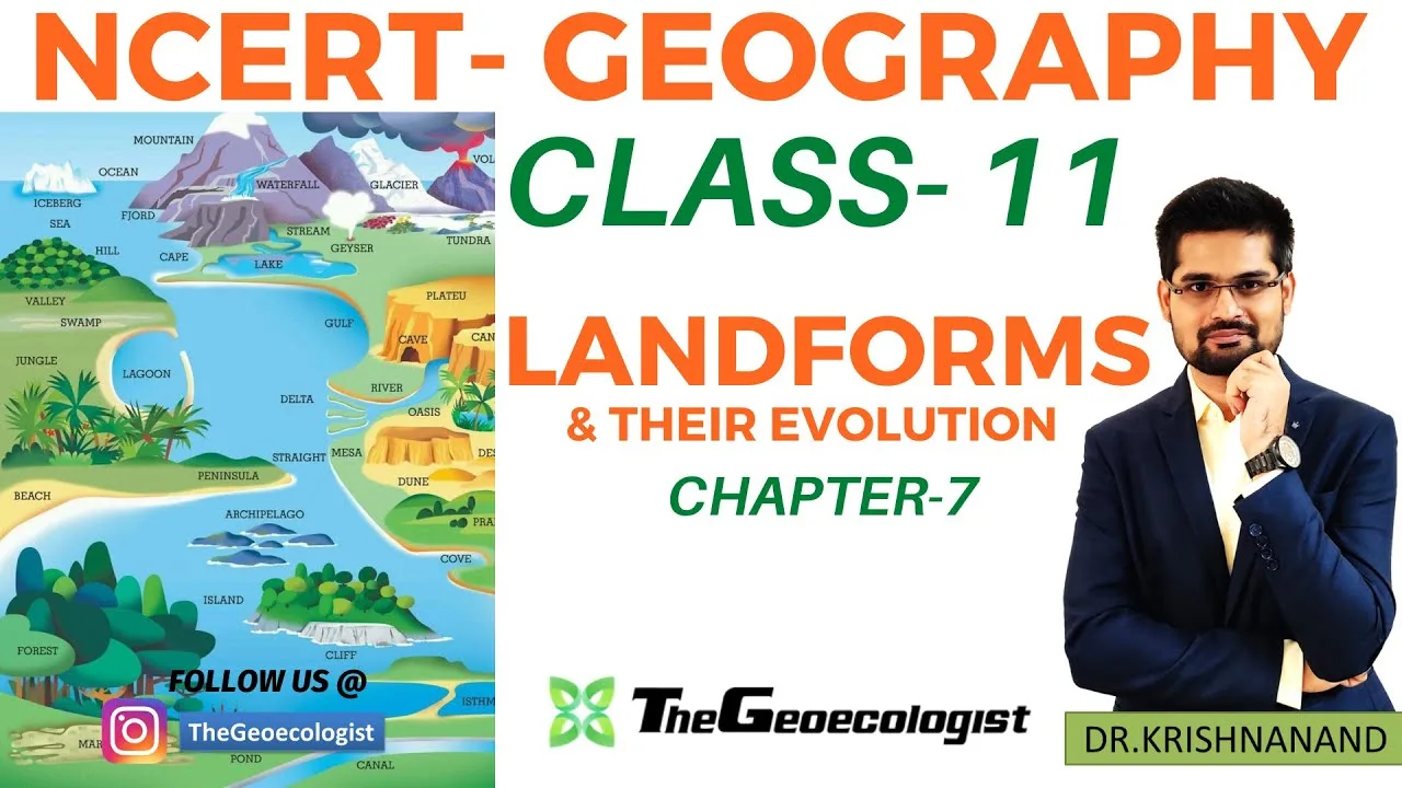 Landforms and their Evolution- NCERT Geography Class 11- Chapter 7
