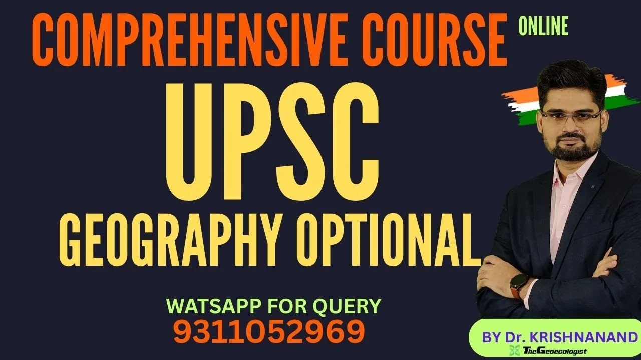 Best teacher for geography optional-thegeoecologist