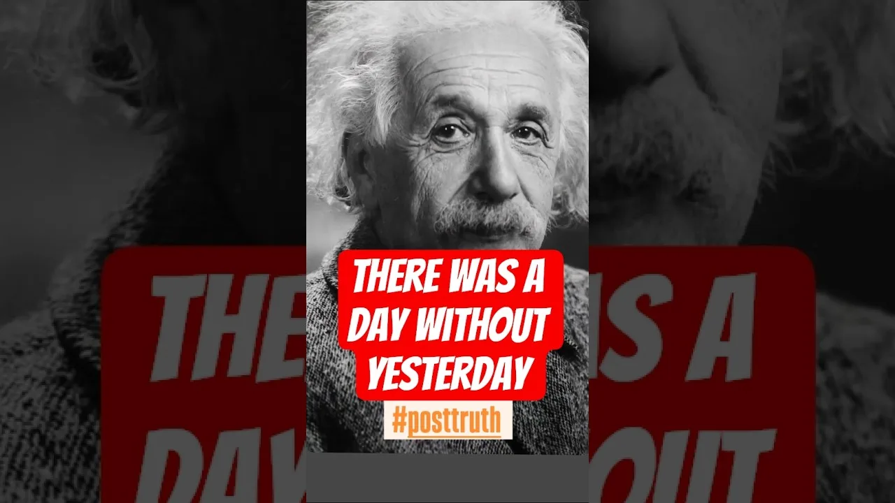 There was a day without yesterday #einstein #briancox #universe #viralvideo #shorts