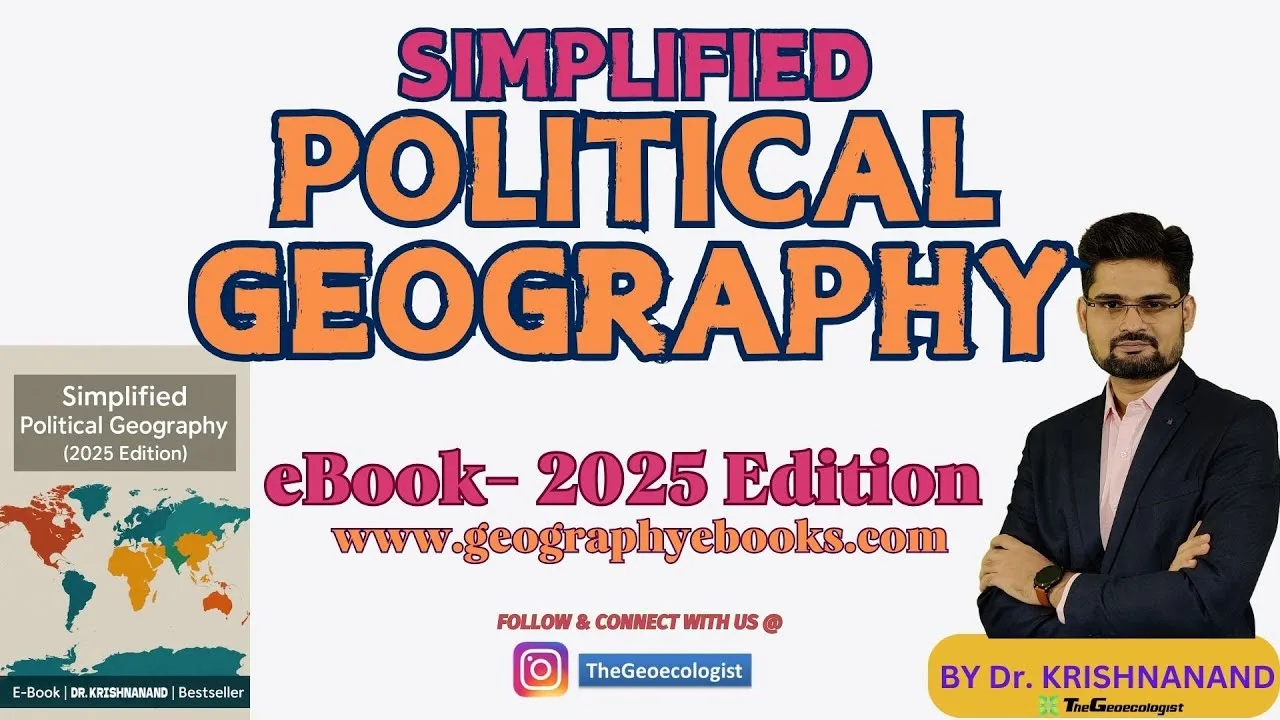 Simplified Political Geography-2025 Edition-TheGeoecologist