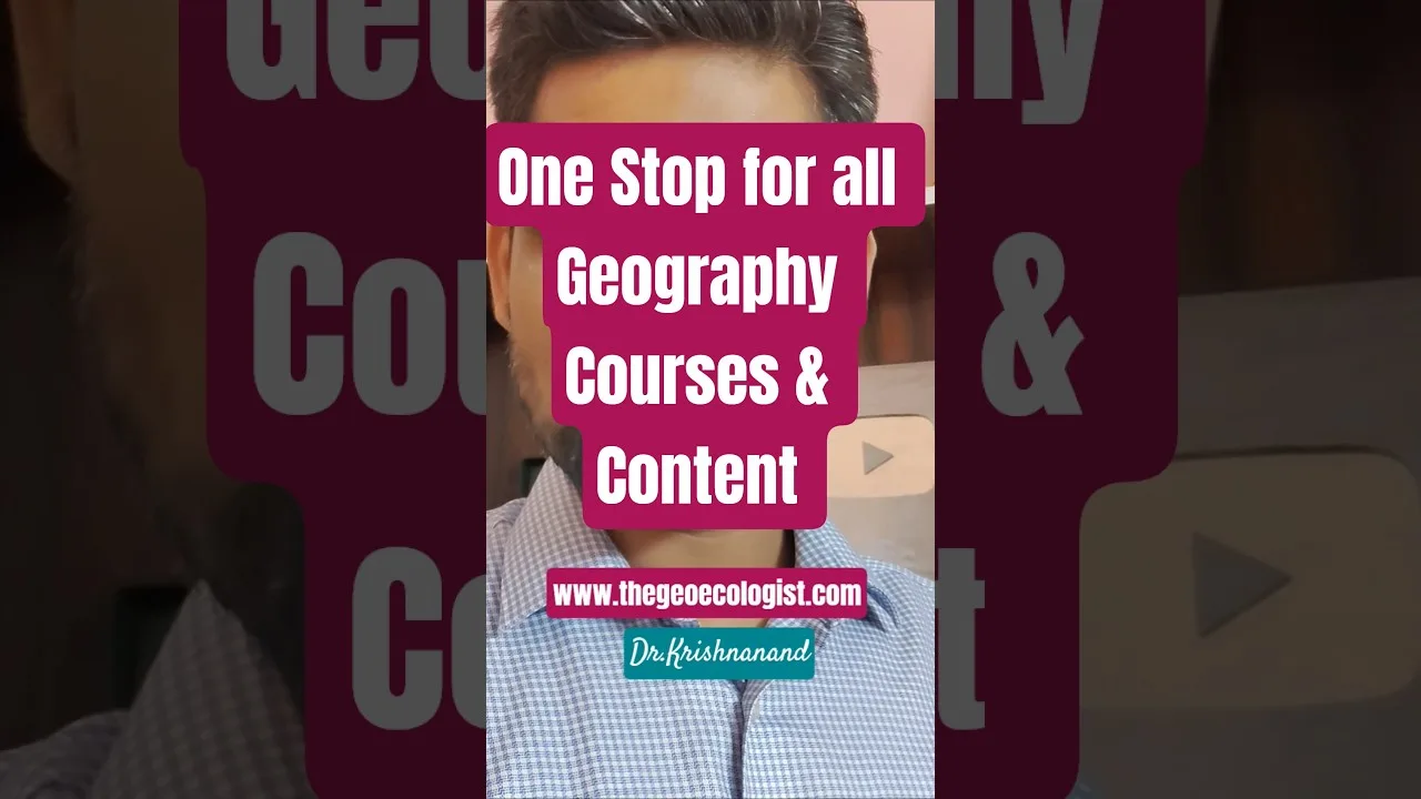 Best geography courses for #upsc & #ugcnet #thegeoecologist #shorts