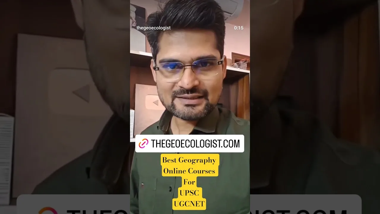 Best geography online courses #thegeoecologist #upsc #ugcnetgeography #shorts