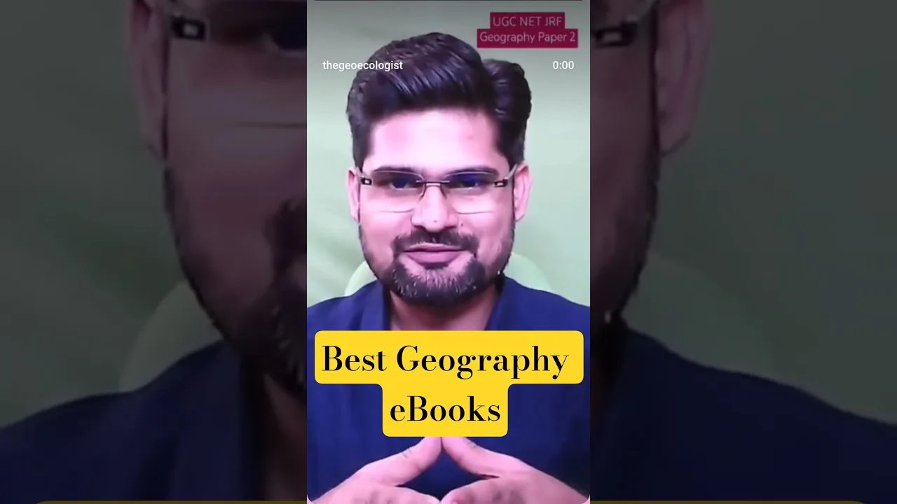 Best Geography eBooks for ugc net geography #ugcnetgeography #ugcnet #shorts