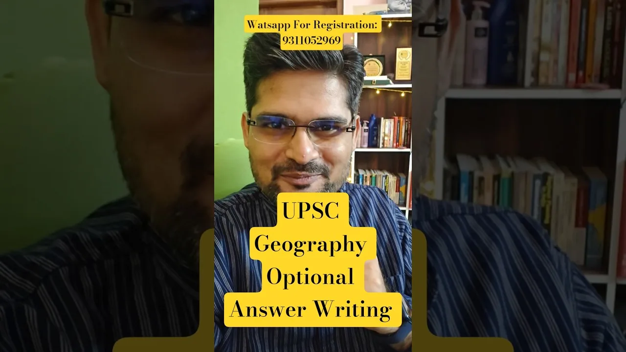 Geography Optional Answer writing Course #upsc  #thegeoecologist #shorts