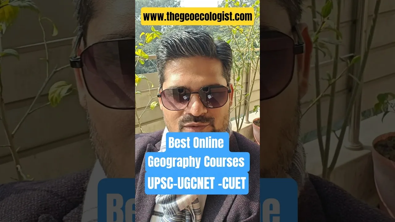 Best Geography Courses for upsc- ugcnet-cuet #thegeoecologist #shorts