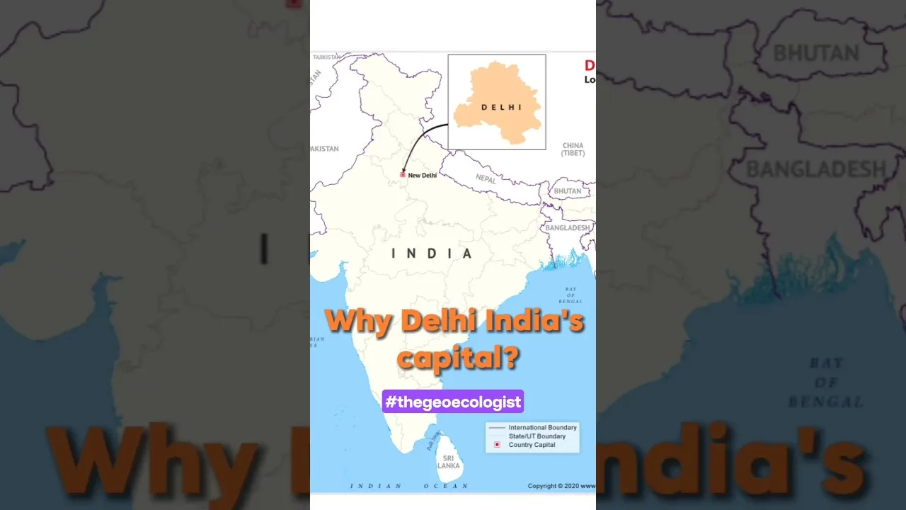 Why Delhi became India's Capital? #thegeoecologist #shorts 1 Why Delhi became India's Capital? #thegeoecologist #shorts