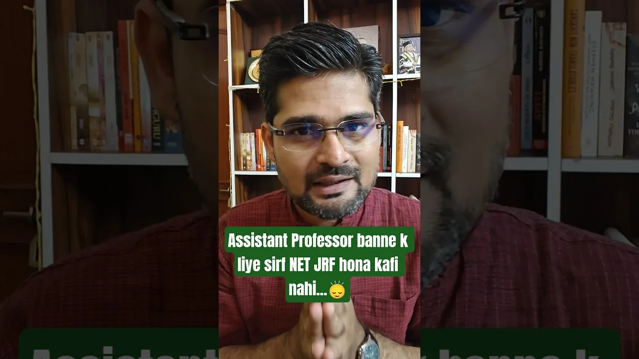 Ugc net jrf kafi nahi assistant professor banne k liye #thegeoecologist #shorts