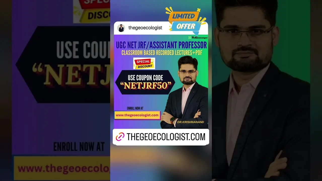 Discount offer #ugcnet2026 #geographycourse #shorts