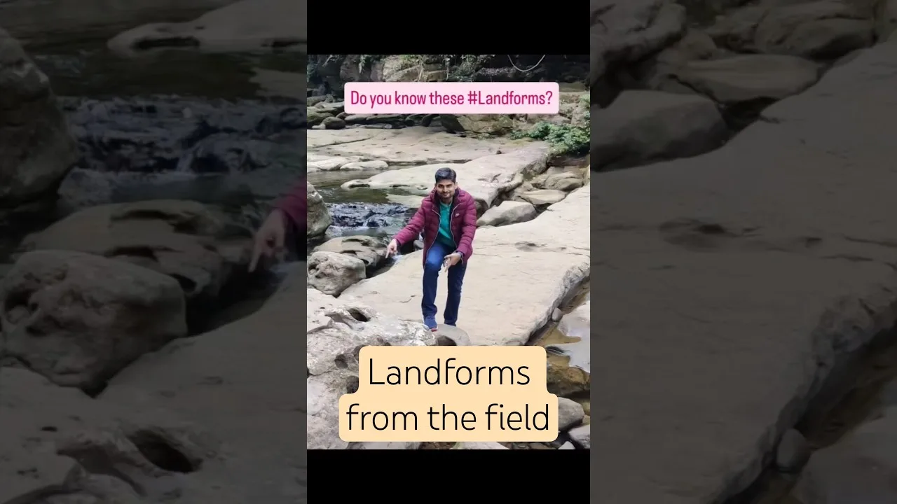 Fluvial Landforms #geomorphology #thegeoecologist #shorts