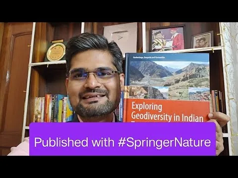 My Geodiversity Book Published with Springer Nature #geoheritage #geopark #geotourism