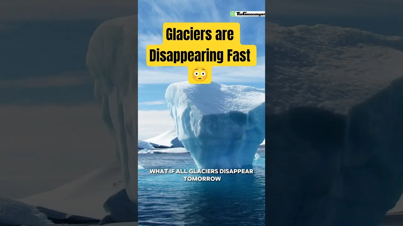 Glaciers are Disappearing Fast #glaciers #climatechange #viralvideo #shorts