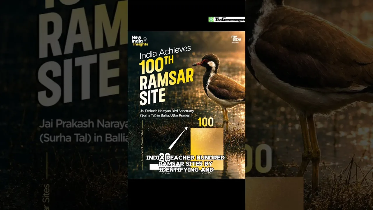 Ramsar Sites in India #ramsarsitesinindia #upsc #shorts 1 Ramsar Sites in India #ramsarsitesinindia #upsc #shorts