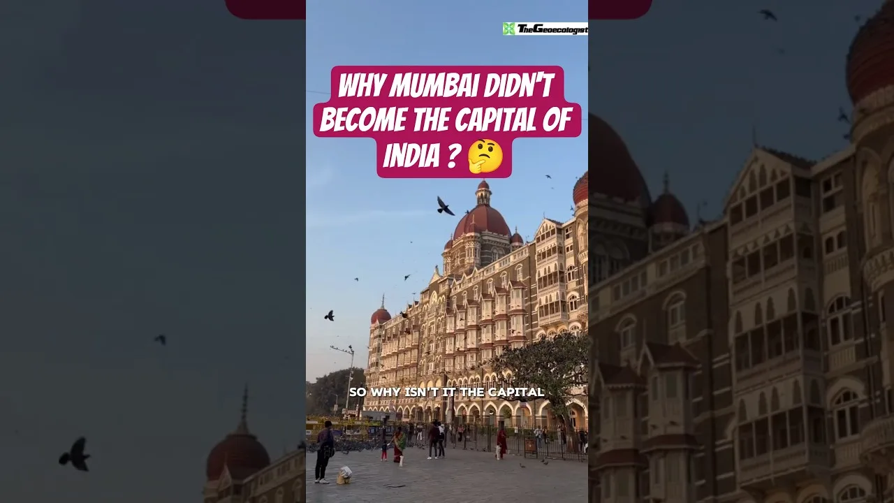 why mumbai didn't become capital of India #mumbai #capital #delhi #shorts