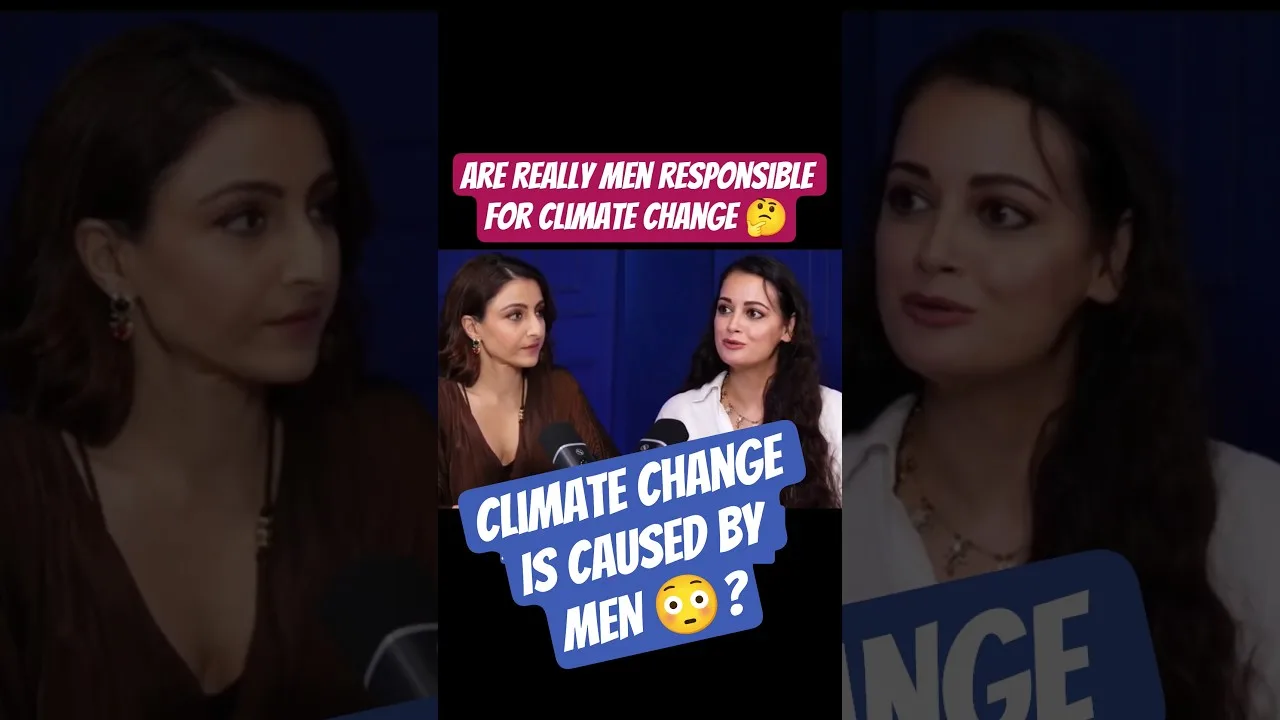 Men are responsible for climate change- Dia Mirza #climatechange #patriarchy #shorts