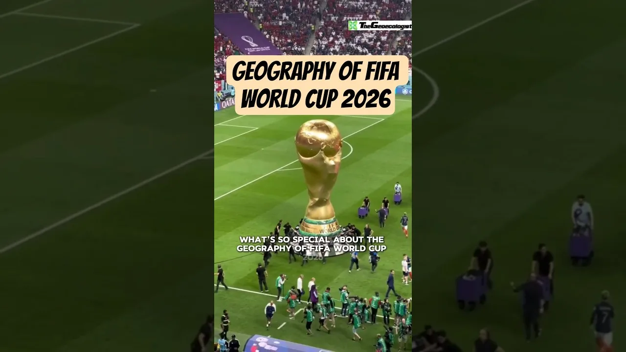 Geography of FIFA World Cup 2026 #fifaworldcup #geography #shorts