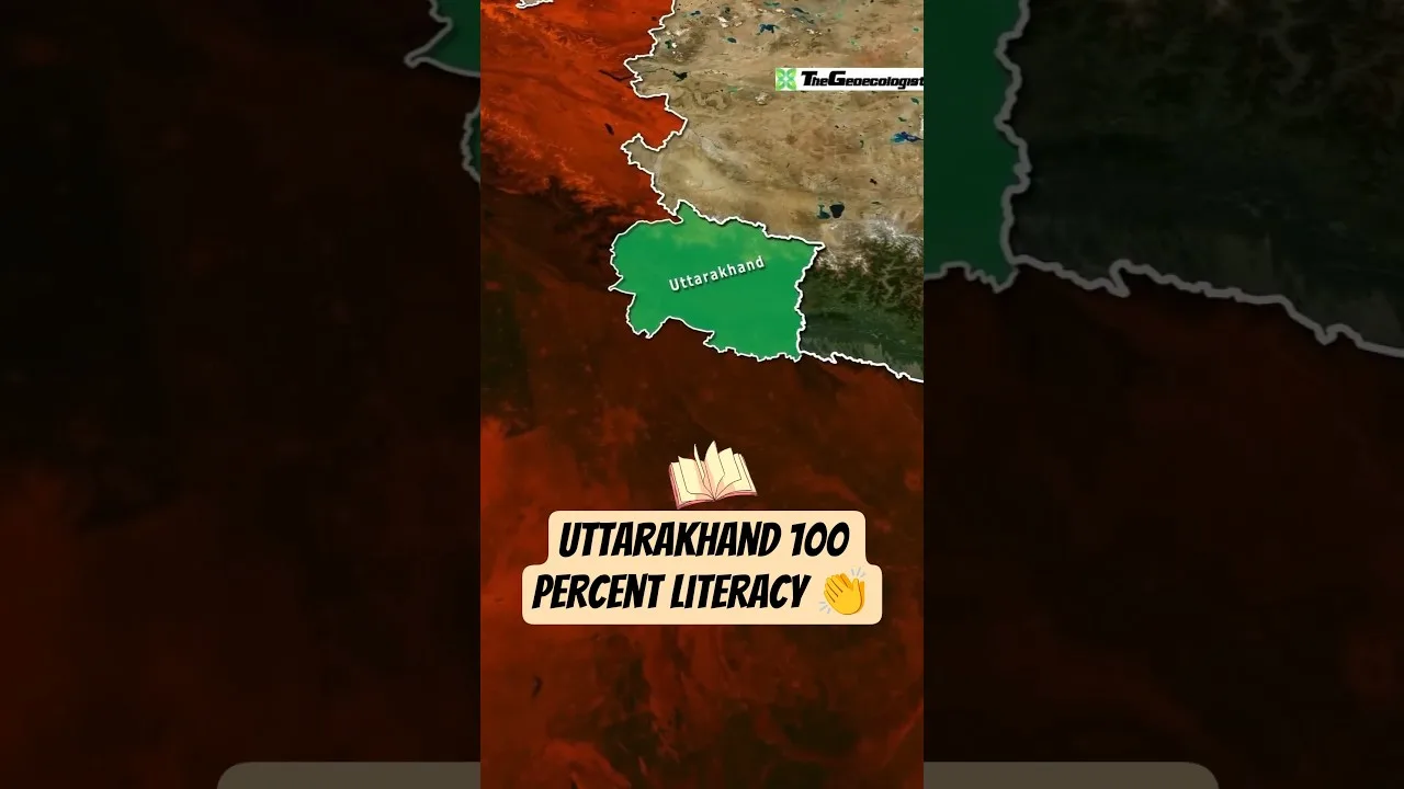 Uttarakhand becomes fully literate state #uttarakhand #literacy #shorts
