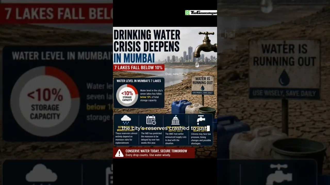Drinking Water Crisis in Mumbai #mumbai #watercrisis #shorts