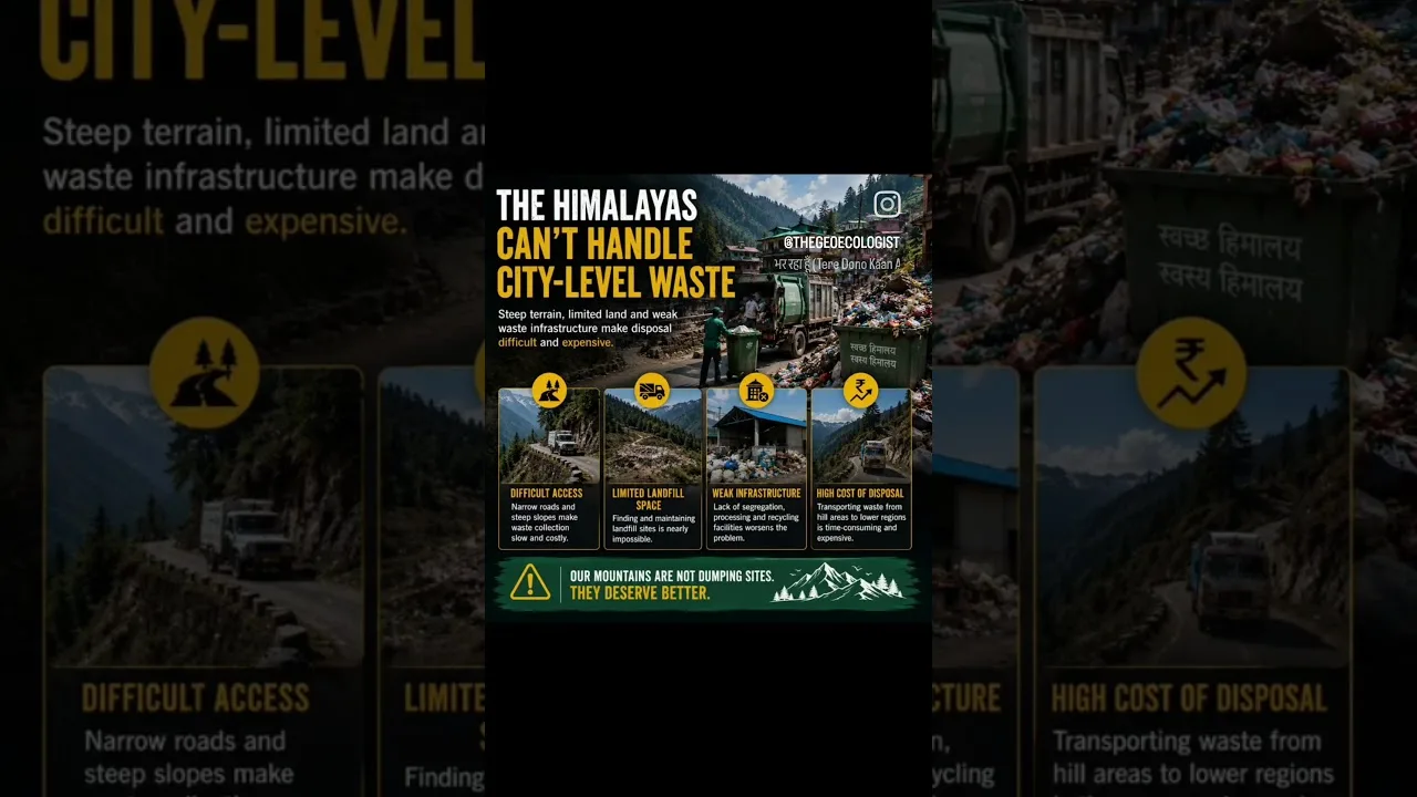Himalayan Waste Crisis: Plastic Pollution Threatens Water Security
