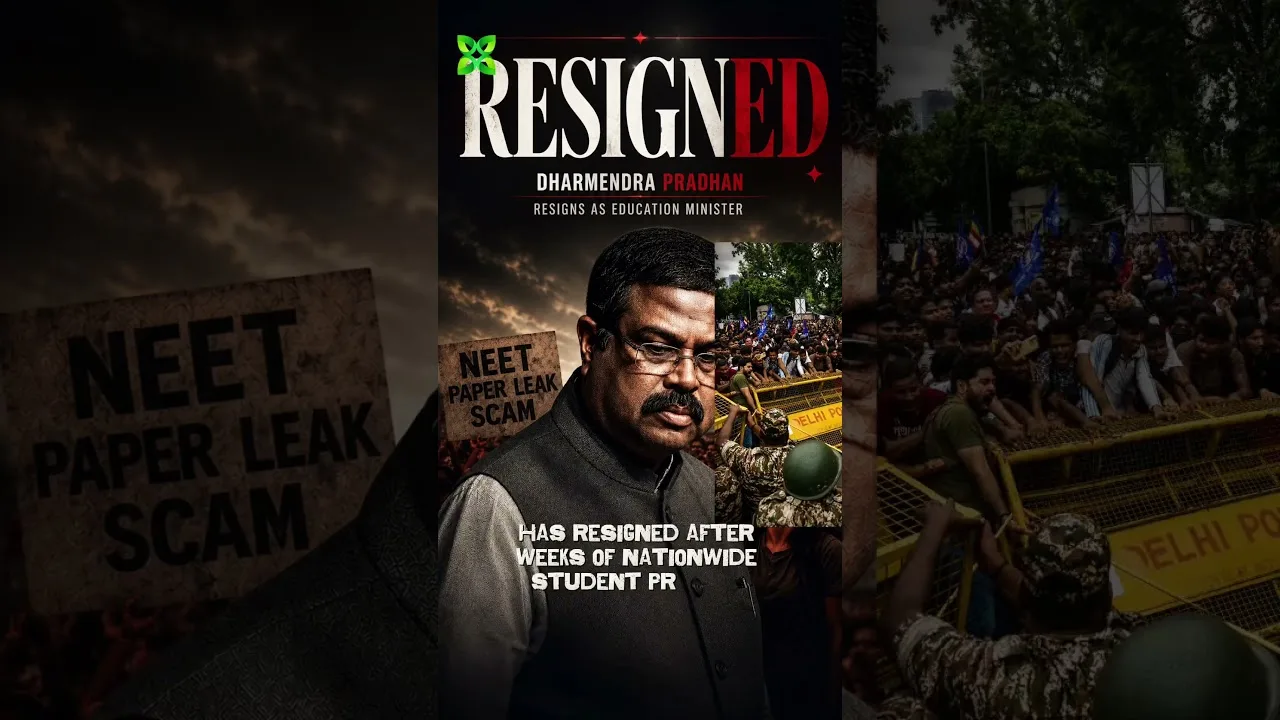 Student Protests India: Minister Pradhan Resigns