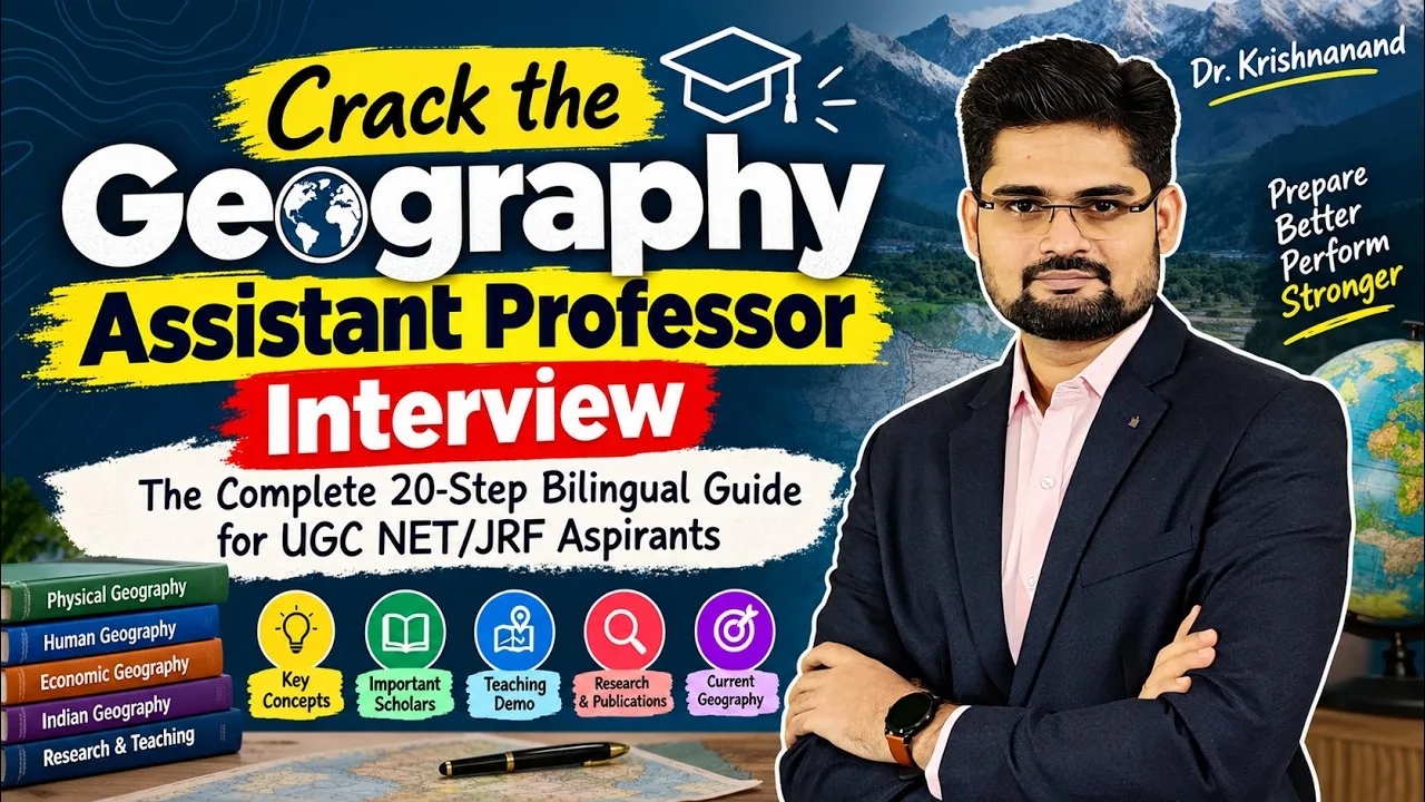 Geographic Assistant Professor Interview: 20-Step Preparation Guide