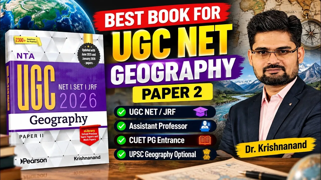 UGC NET Geography: Top Book for NET/JRF 2026 – Buy Now