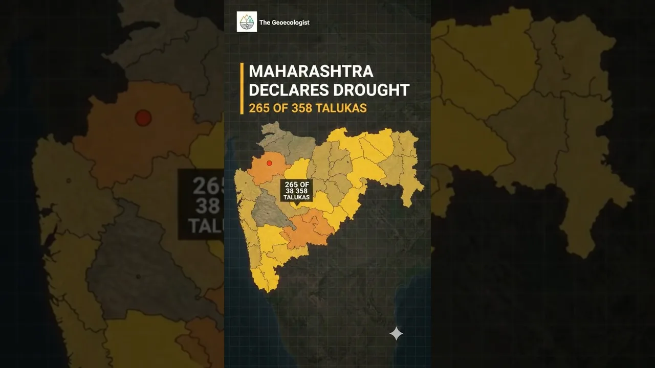 Maharashtra drought declared in 265 talukas – causes, impact and relief measures