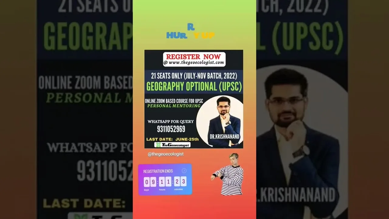 Geography Optional classes: Best Online Coaching for UPSC Aspirants