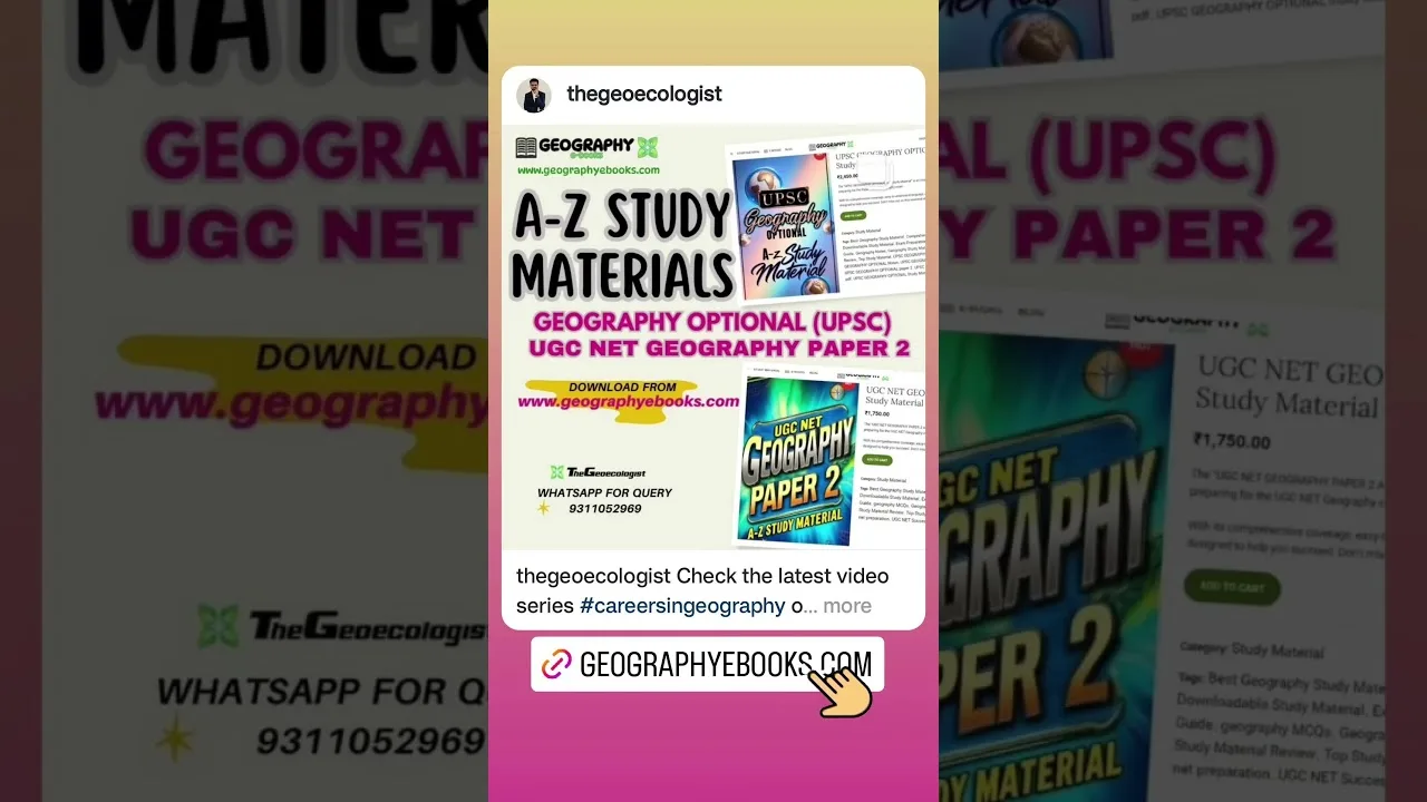 upsc geography optional Top Study Materials & eBooks Guide