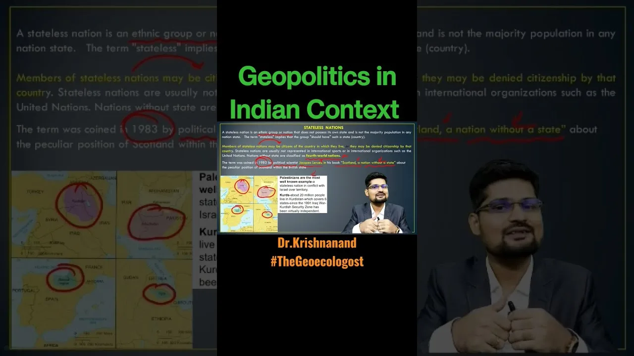 Geography of India: Geopolitics & Geoecology for UPSC