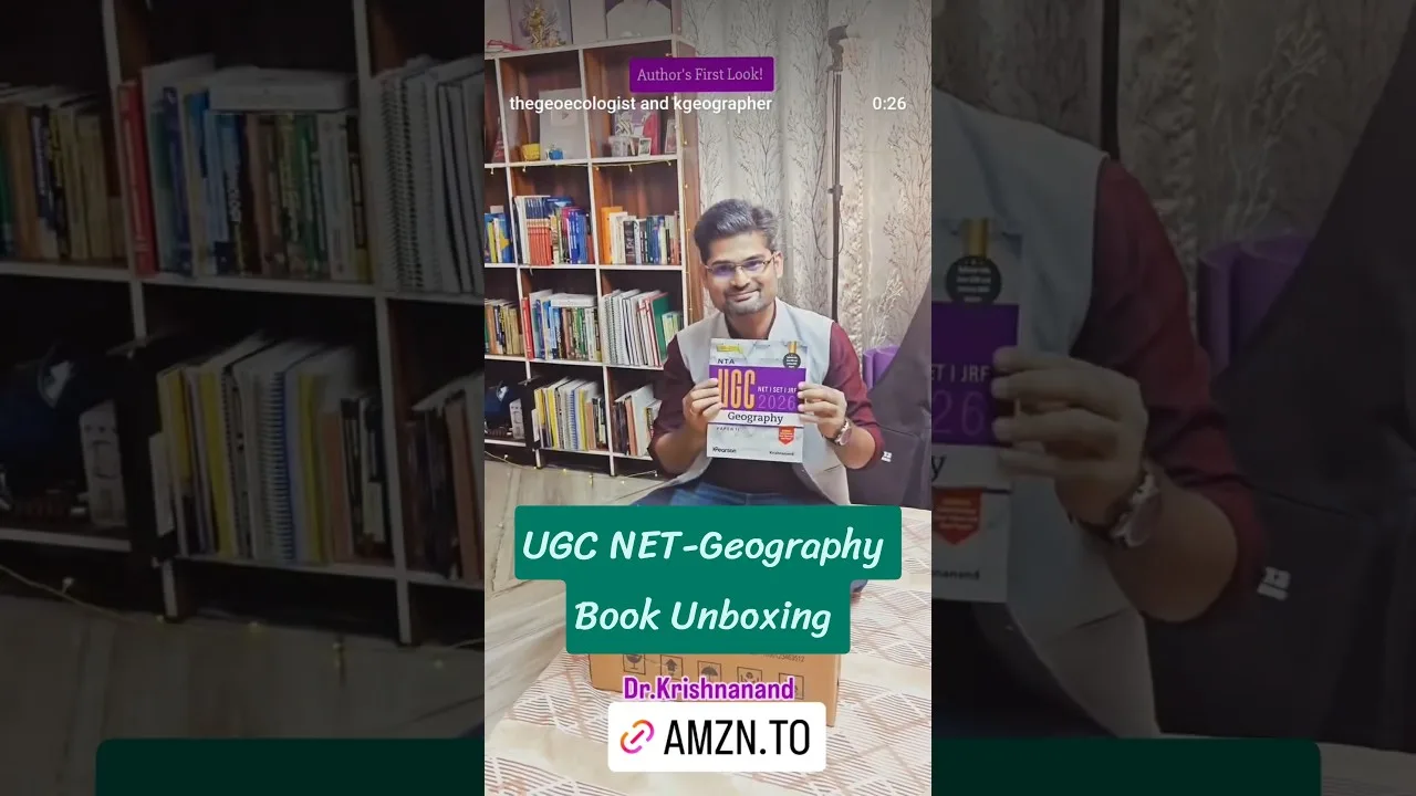 UGC NET Geography Book: Pearson Paper 2 Guide 2024