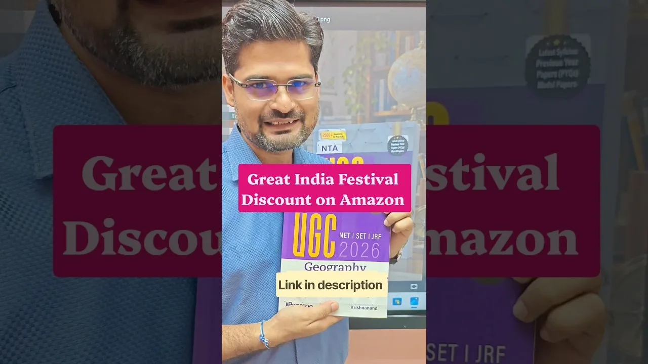 UGC NET Geography Book: Best Pearson Guide for Paper 2 Preparation
