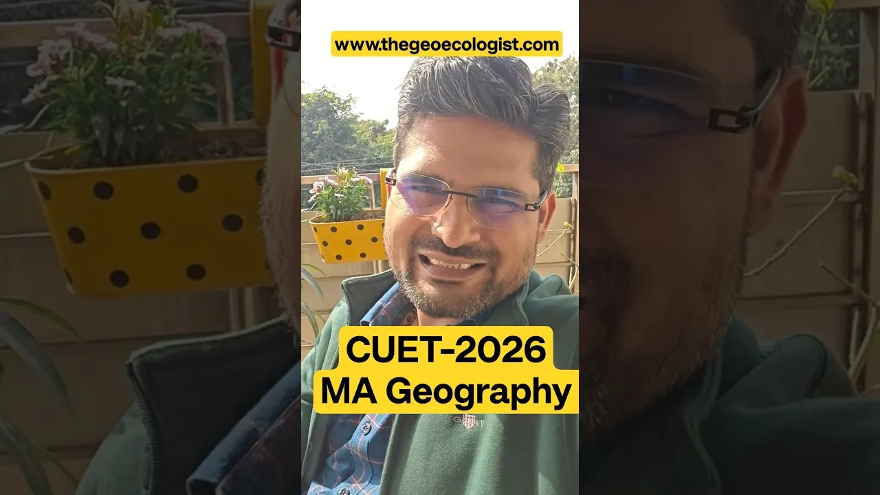CUET MA Geography: Complete Preparation Guide 2026