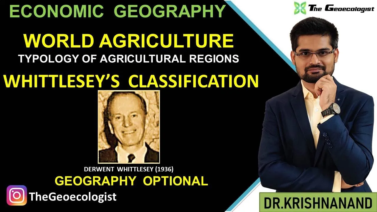 Whittlesey Classification: World Agriculture Typology