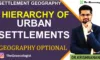 Urban Hierarchy: Guide to Settlement Geography for UPSC