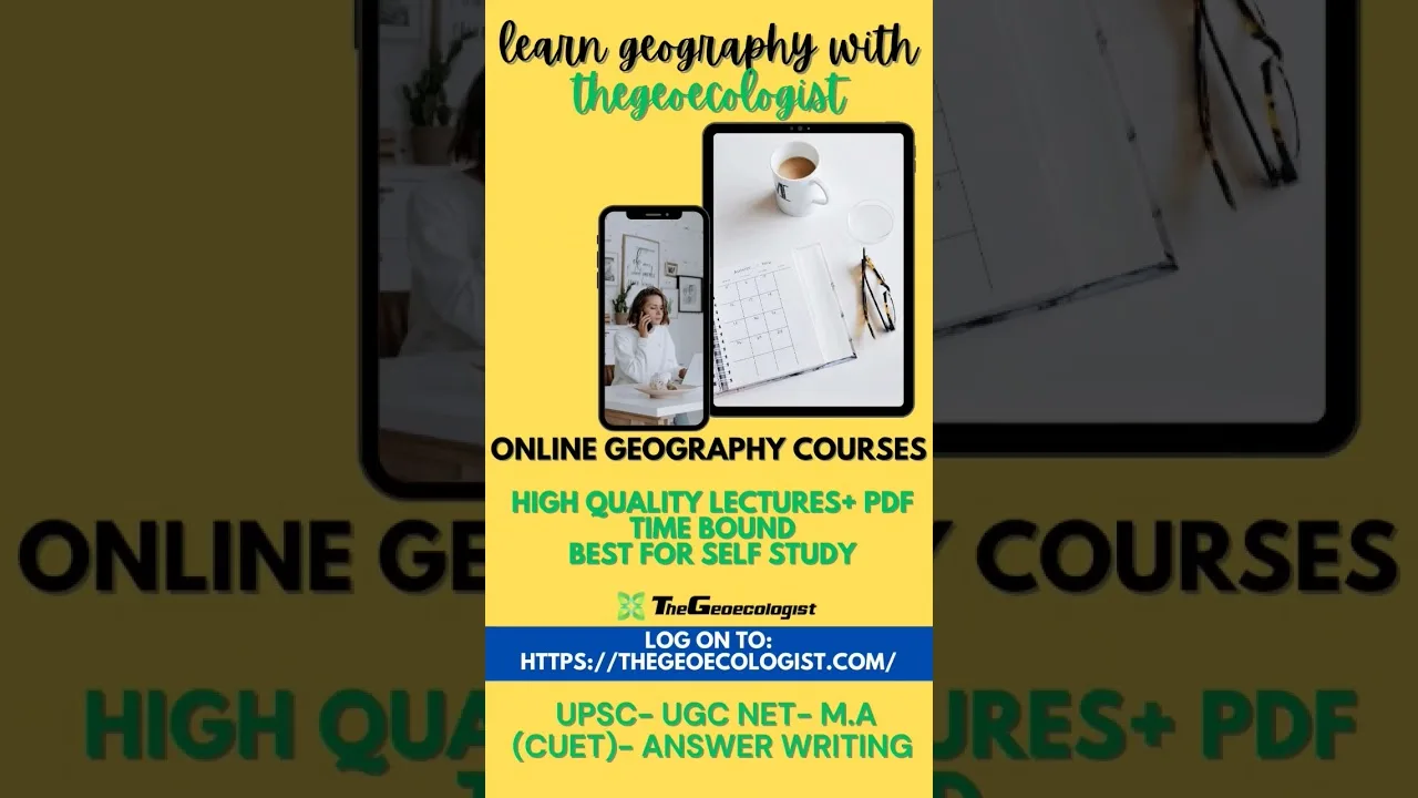 Online geography courses: UPSC UGC NET and Geoecologist prep